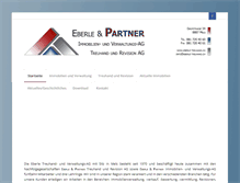 Tablet Screenshot of eberle-treuhand.ch
